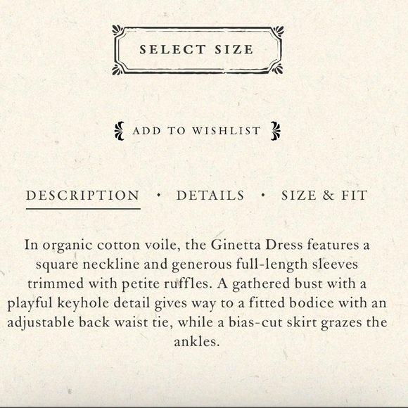 BNWT Doen Ginetta dress in Fern Grove Floral sz Small - Picture 6 of 6